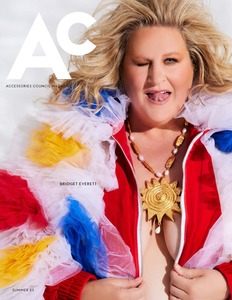 HBO star Bridget Everett of Somebody Somewhere posing for the cover of AC Magazine. 